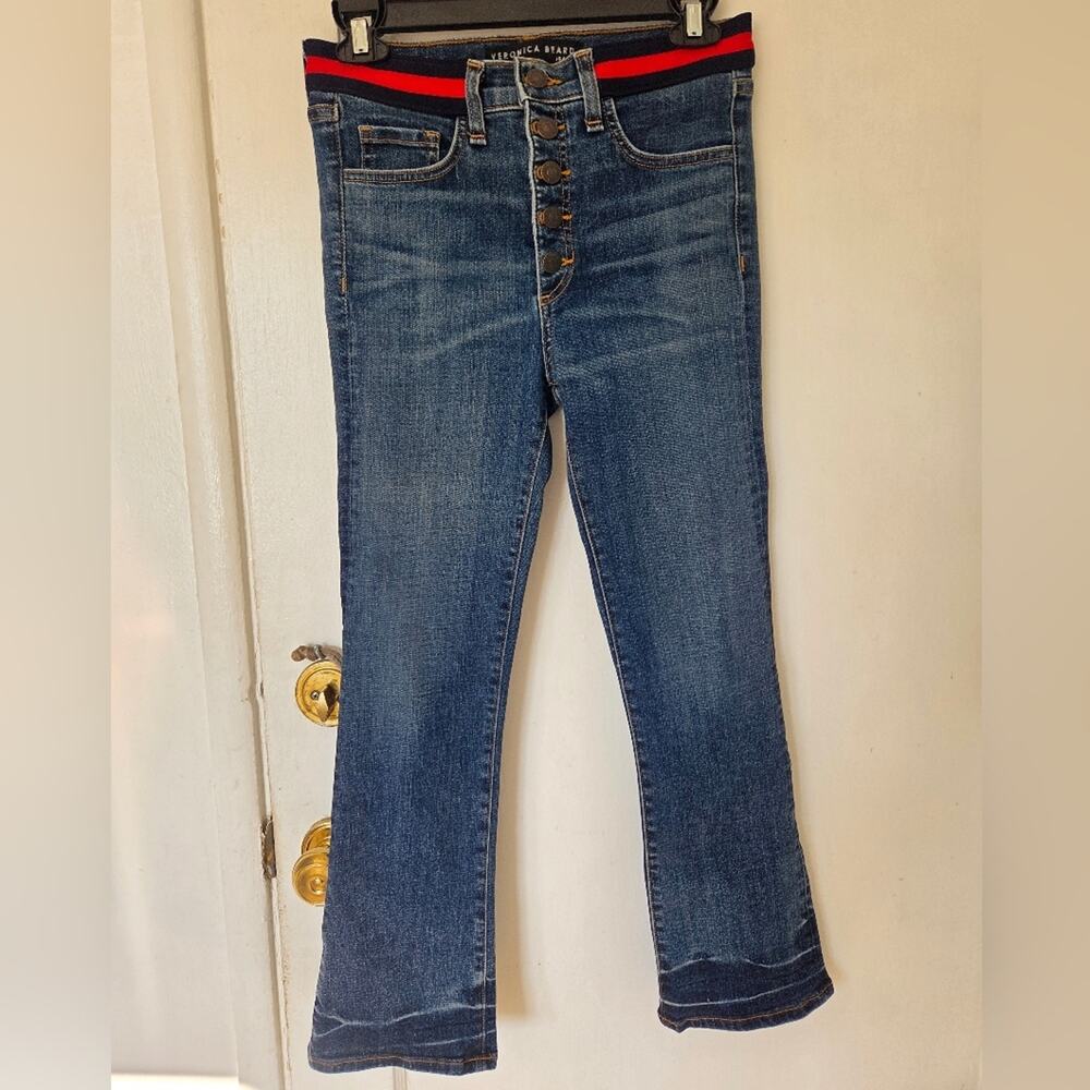 Veronica Beard Carolyn 10” Baby Boot Jeans 26 25